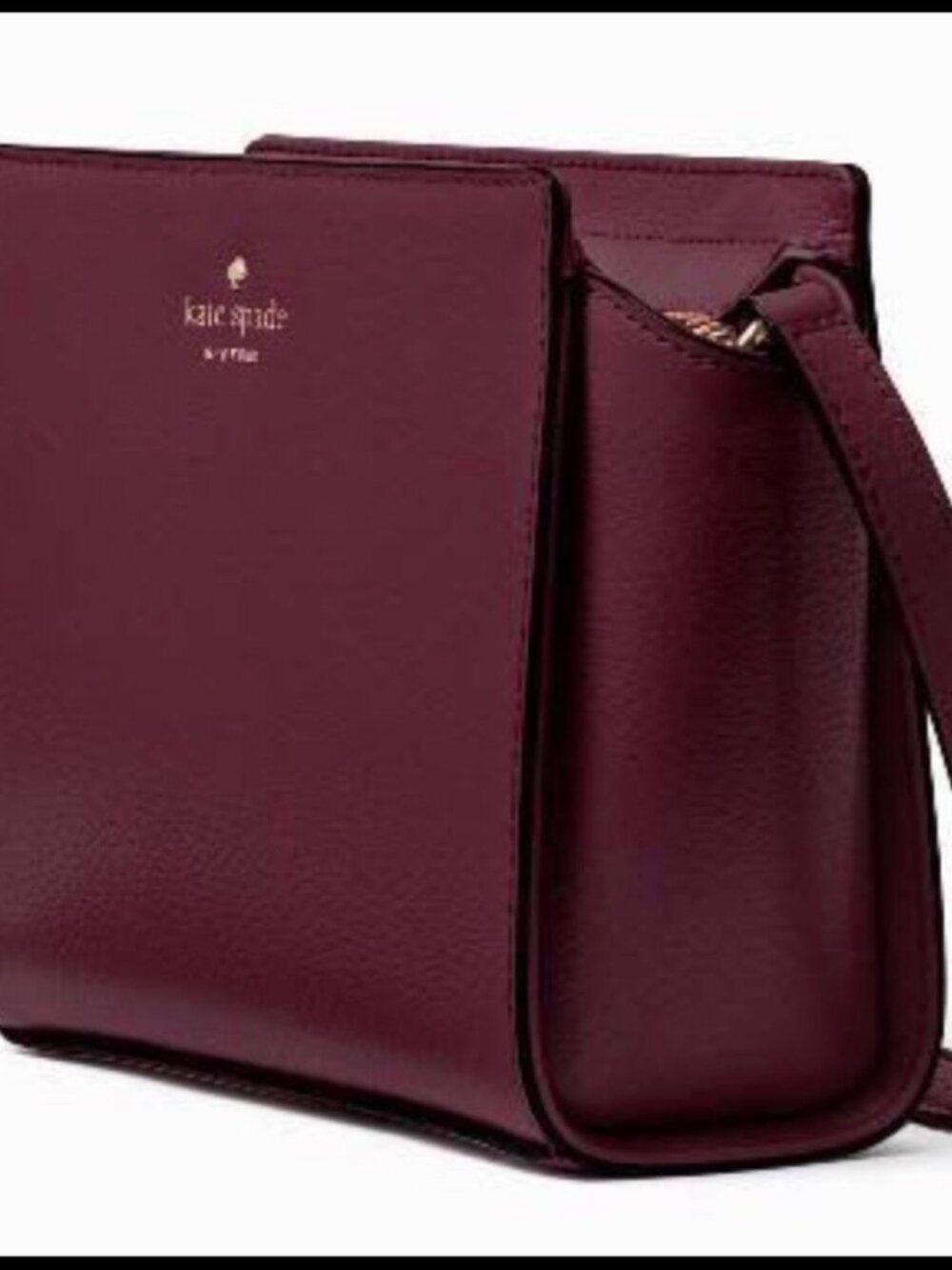 Kate Spade Grand Street Hayden Crossbody in Burgundy